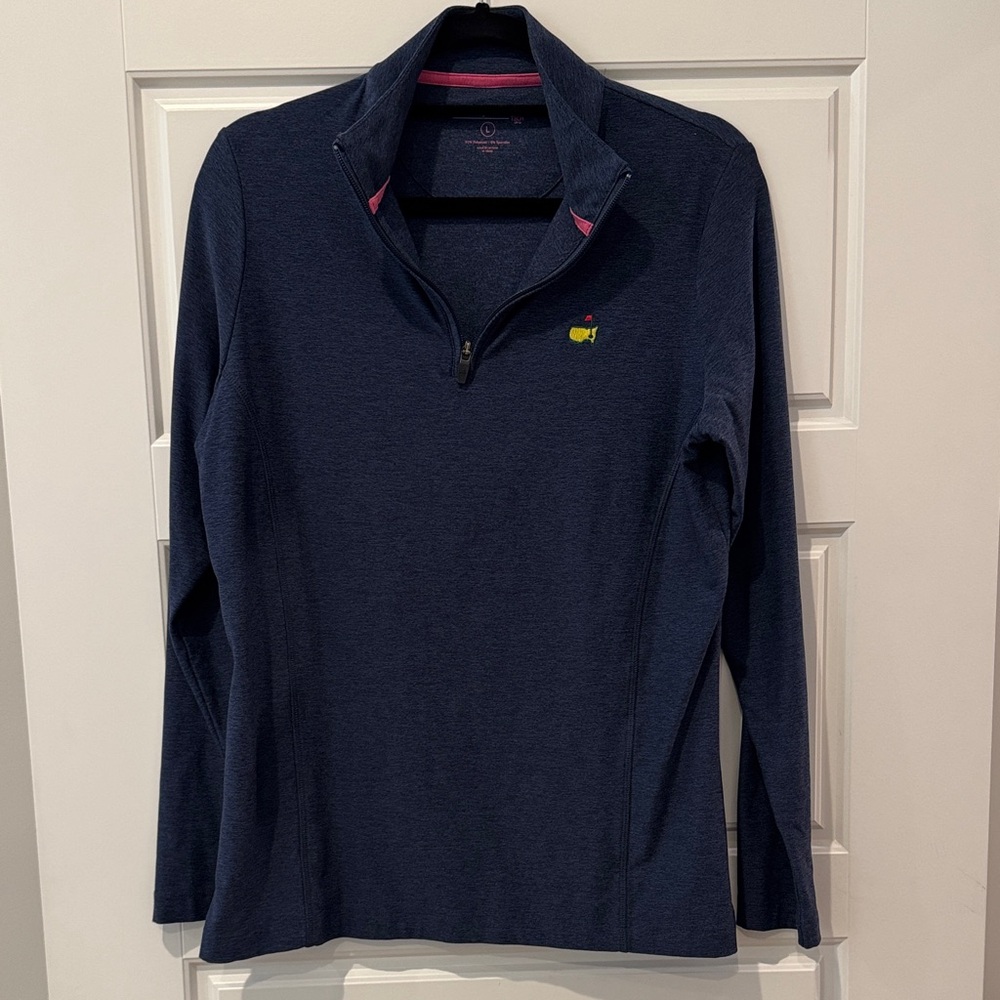 Authentic Masters Navy 1/4 Zip Pullover by Magnolia Lane